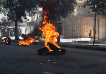 المواجهات التي اندلعت في منطقة باب الزاوية
