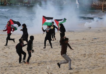 الحراك البحري 23 شمال قطاع  غزة