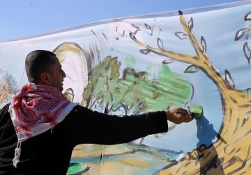 رسم جدارية العودة