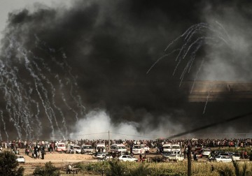 الفلسطينيون يشاركون في جمعة 