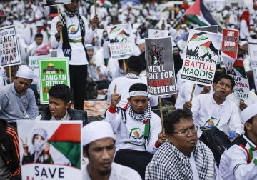 احتجاجات في اندونيسيا على نقل السفارة الأمريكية للقدس