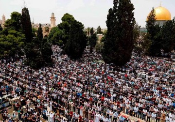 صلاة الجمعة الثانية من رمضان في الأقصى