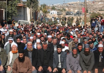 الاحتلال يقمع مسيرة أهالي خربة قلقس