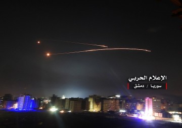 رشقات صاروخية سورية تجاه الأراضي المحتلة