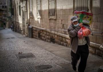 أزقة البلدة القديمة في مدينة القدس.. 