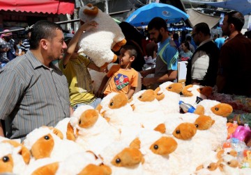 أجواء العيد في غزة 