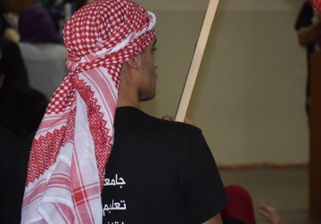 المهرجان الانتخابي للقطب الطلابي الديمقراطي في جامعة بيرزيت