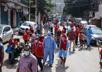 الجبهة الشعبية تنظم حملة تطوعية واسعة في كافة محافظات قطاع غزة