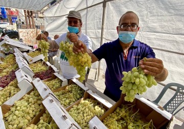 افتتاح سوق العنب والمنتجات النسوية الثاني في بيت لحم