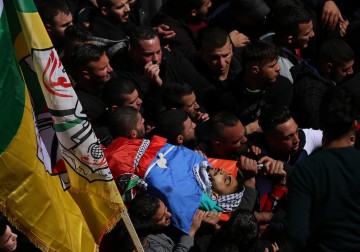 تشييع جثماني الشهيديْن هاشم حمدان وزيد نوري في نابلس