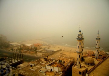 أجواء مغبرة .. غزة