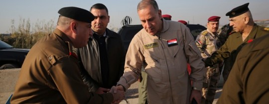 وزير الدفاع العراقي خالد العبيدي في نينوي