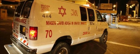 سيارة اسعاف اسرائيلية