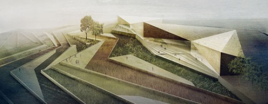 تصميم المتحف الفلسطيني في بلدة بيرزيت