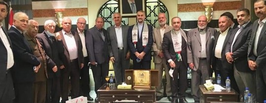 خلال لقاء الوزير بالفصائل الفلسطينية