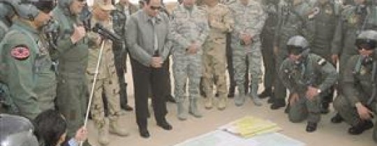 السيسي مع قادة الجيوش