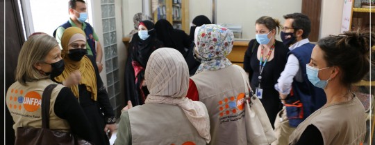جمعية الهلال الأحمر لقطاع غزة تستقبل وفدًا من صندوق الأمم المتحدة للسكان UNFPA.jpg