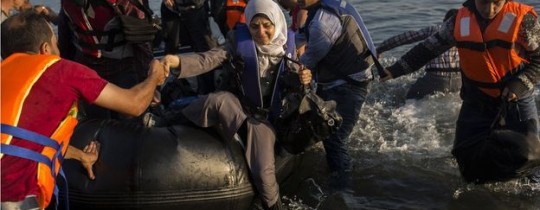 اللاجئين في اليونان