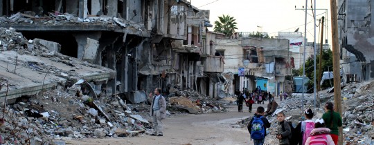 الدمار الذي تسبب به العدوان الأخير على غزّة