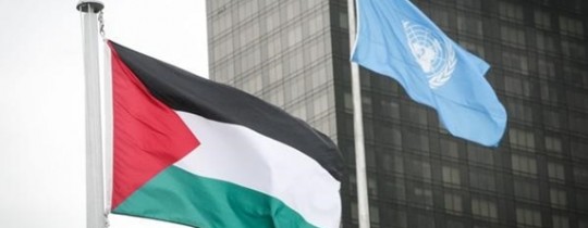 علم فلسطين بالأمم المتحدة