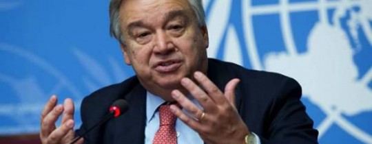 الأمين العام للأمم المتحدة انتونيو غوتيرس