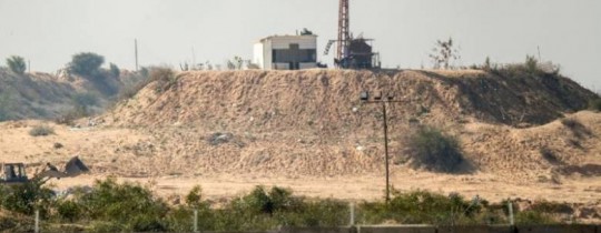 صورة للحدود بين قطاع غزة وباقي الأراضي الفلسطينية المحتلة (أرشيف) 