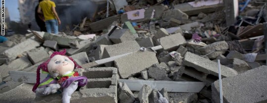 الدمار على غزة