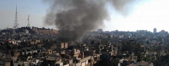 القصف على سوريا