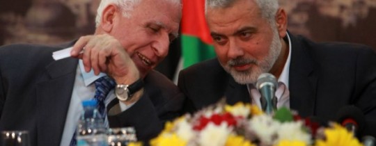 عزام الأحمد وإسماعيل هنية