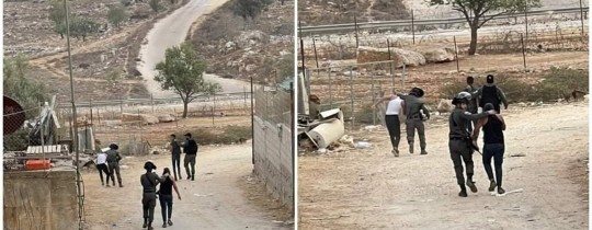 لحظة اعتقال الفتية الثلاثة
