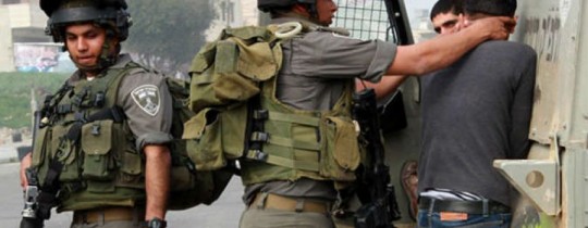 ارشيفية - اثناء اعتقال جنود الاحتلال أحد الشبان بمدينة جنين