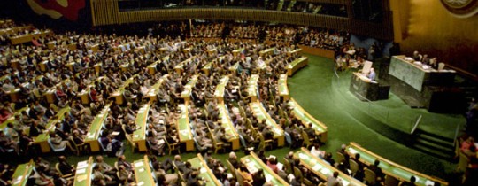 احد جلسات الجمعية العامة للأمم المتحدة