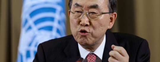 بان كي مون أعرب عن قلقه من التجربة التي أجرتها كوريا الشمالية 