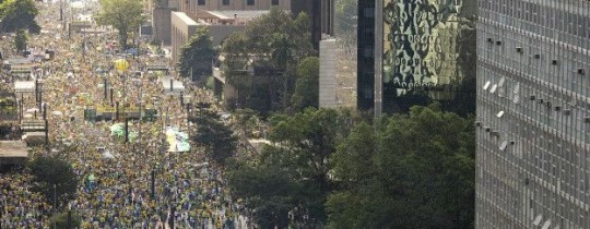 مظاهرة في ساوباولو