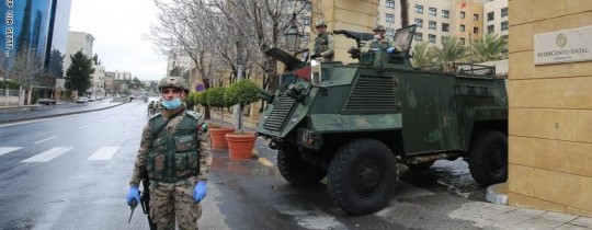 حظر التجول في الأردن 