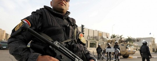 اشتباك مع الشرطة المصرية