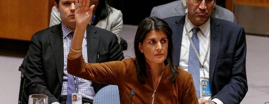 نيكي هايلي، مندوبة أمريكا في الأمم المتحدة