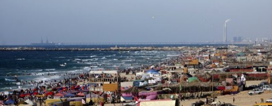 شاطئ بحر غزة