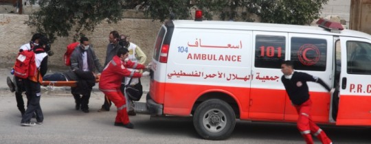 اصابة فتاة بجروح خطرة في حادث سير بخانيونس