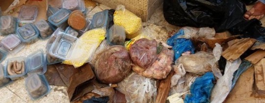 ضبط كميّة لحوم ومواد غذائية فاسدة في غزة والوسطى