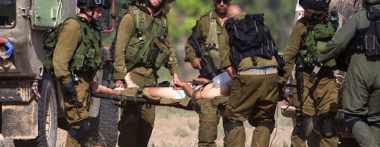 أرشيف: إصابة جندي إسرائيلي خلال العدوان على غزّة