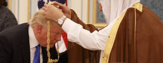 العاهل السعودي وترامب