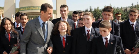 الرئيس السوري في عيد الشهداء