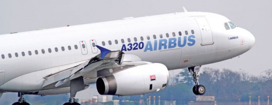 الطائرة المتحطمة من نوع إيرباص A320