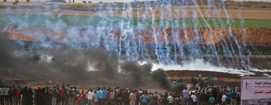 مليونية العودة في 15 مايو 2018 خرج الآلاف في غزة رفضًا لنقل السفارة الأمريكية من "تل أبيب" إلى القدس المحتلة