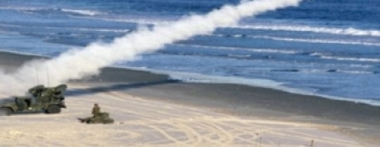 تجربة صاروخية لحماس نحو البحر