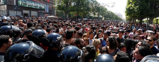 احتجاجات تونس- ارشيف