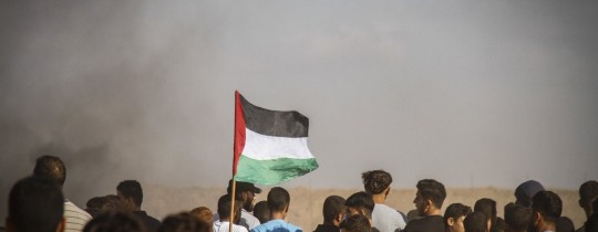 من فعاليات جمعة "عائدون رغم أنفك يا ترامب" - وكالات