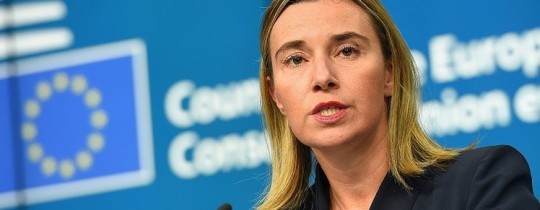 موغيريني قالت إن الاجتماع يهدف لإعادة الثقة بين الجانبين