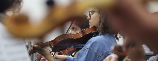 تدريب موسيقي في رام الله